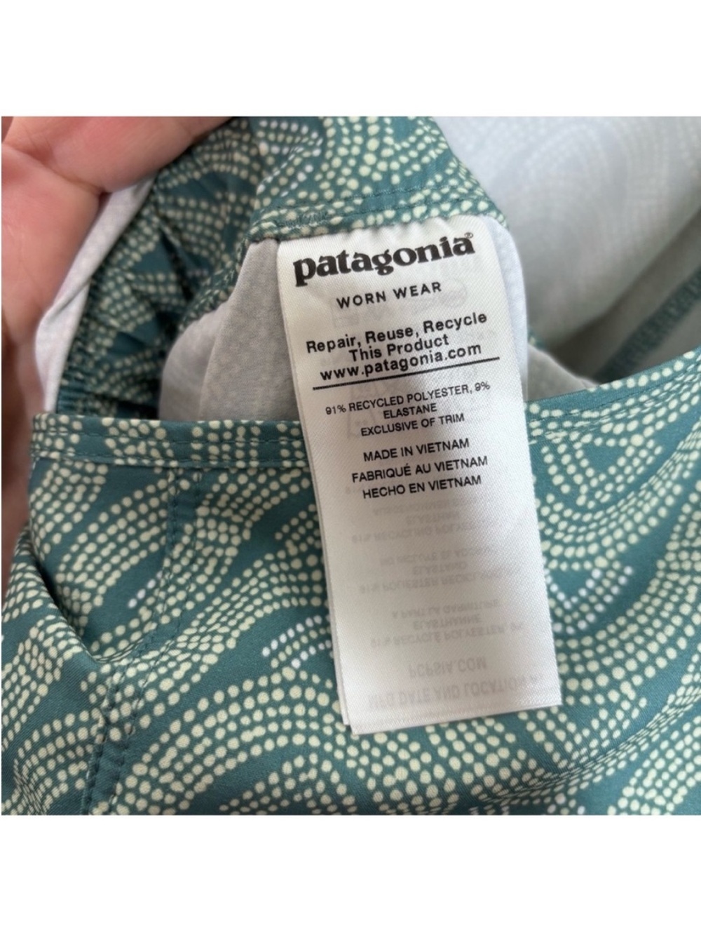 (This wk only!) Patagonia Fleetwith Jumpsuit Bluff River Multi Tasmanian Teal - Picture 10 of 13